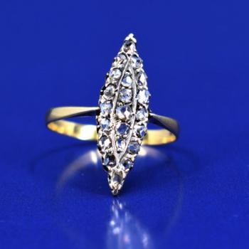 Ladies' Gold Ring - gold, diamond - 1900