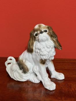 Porcelain Dog Figurine - Karl Ens Volkstadt - 1930