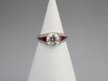 Ring - platinum, diamond - 1945