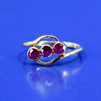 Ladies' Gold Ring - gold, ruby - 2000