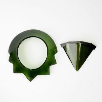 Set of Jewelry - green glass - Zdena Latovikov (*1955) - 1980