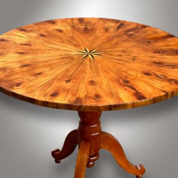 Round Table - ebony wood, maple wood - 1830
