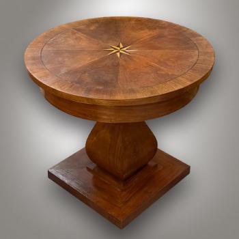 Round Table - solid oak, oak veneer - 1925