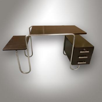 Writing Desk - solid wood, oak veneer - André Lurcat / Robert Slezák - 1930