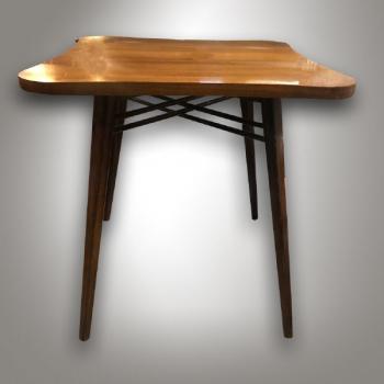 Coffee Table - walnut veneer, solid walnut wood - 1960