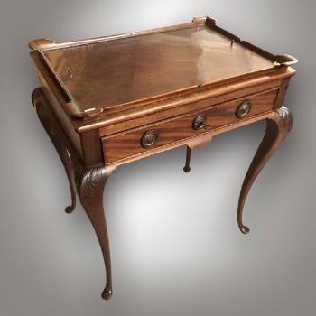 Small Table - mahogany, brass - 1920