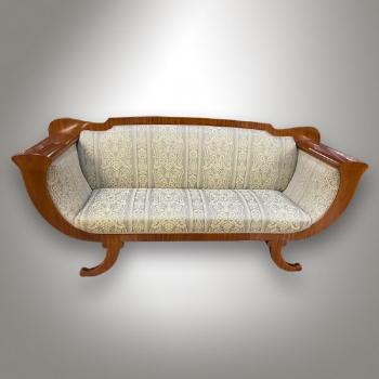 Sofa - solid wood, French polish - 1870