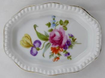 Bowl with flowers and beads - Rosenthal