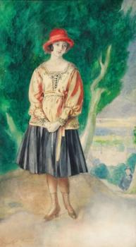 Girl - Dědina Jan (1870-1955) - 1910