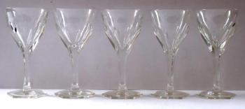 Six liqueur glasses - Moser type