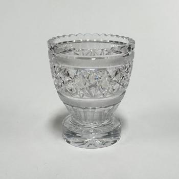 Vase - crystal, clear glass - 1960