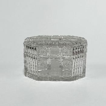 Jewelry Box - crystal, clear glass - 1960