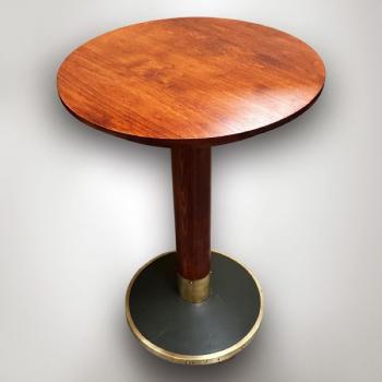 Round Table - beech wood, leather - 1910