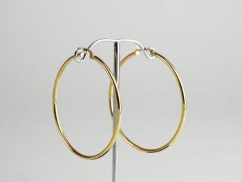 Gold Earrings - gold - 1990