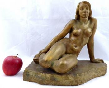 Nude Figure - plaster - Břetislav Benda - 1950