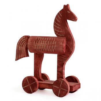 Jožka Baruch: Toy Horse red