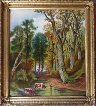 Landscape - canvas - 1880