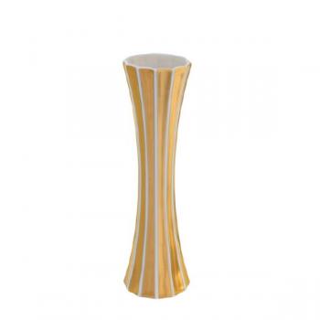Pavel Janák: Vase hollowed middle golden stripe