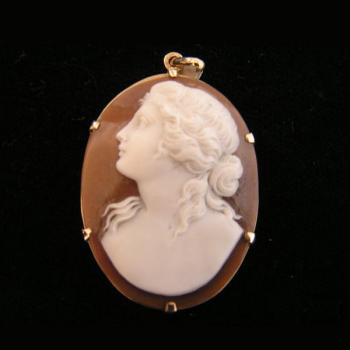 Necklace - gold - V. Livery - 1900