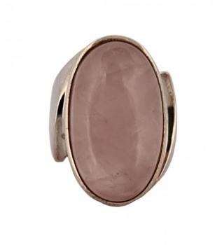 Silver Ring - silver, rose quartz - 1940