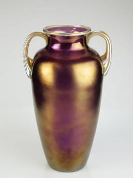 Vase - iridescent glass, amethyst glass - Loetz Klášterský Mlýn - 1898