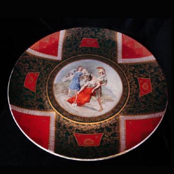 Porcelain plate I.