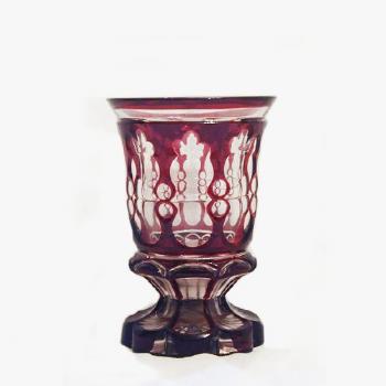 Glass Goblet - cut glass, clear glass - 1840