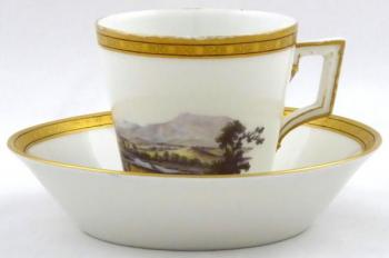 Cup and Saucer - porcelain - 1795