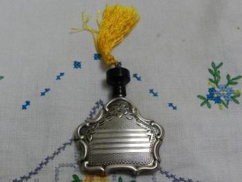 silver perfume bottle - silver - 1930
