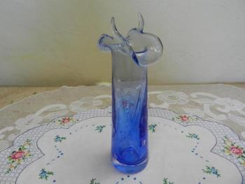 Vase - glass - Karel Wunsch / krdlovice - 1970