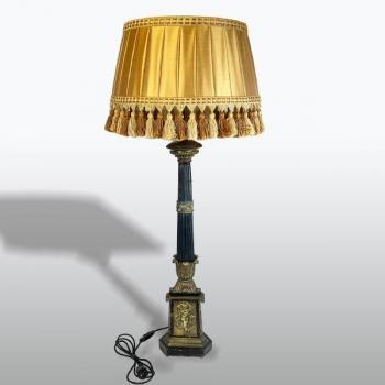 Table Lamp - metal, fabric - 1910