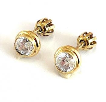 Gold Earrings - yellow gold - 1996
