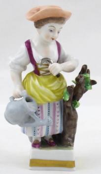 Porcelain Girl Figurine - porcelain - 1945