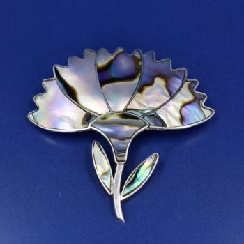 Silver brooch - Blossom