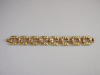 Gold Bracelet - yellow gold, rose gold - 1960