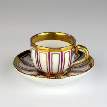 Cup and Saucer - porcelain - 1880