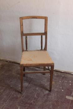 Chairs - solid beech, leather - 1910