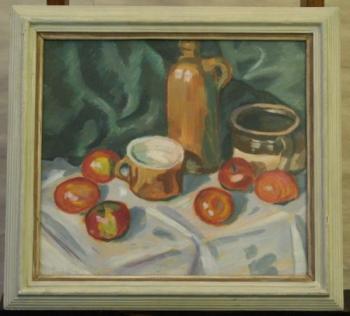 Still Life with Fruit - Sychra Václav - 1920