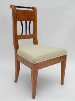 Chair - solid wood, cherry veneer - 1840