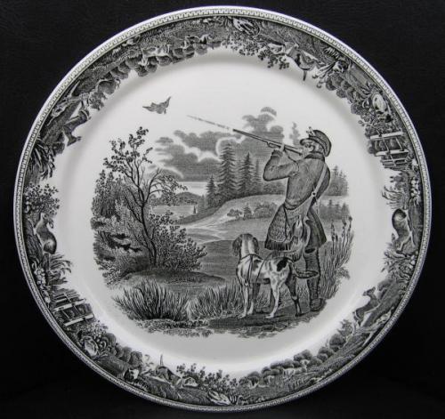 Flat Plate - glazed stoneware - Villeroy & Boch - 1970