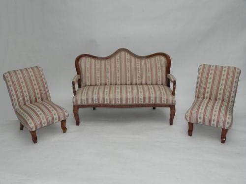 Dolly Furniture - solid walnut wood - 1850