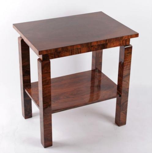 Coffee Table - solid wood, veneer - Art Deco Bohemia - 1930