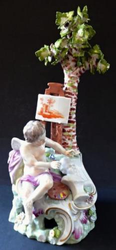 Allegory of art - painting, porcelain sculpture