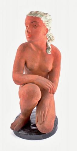 Ceramic Figurine - Nude - ceramics - 1930