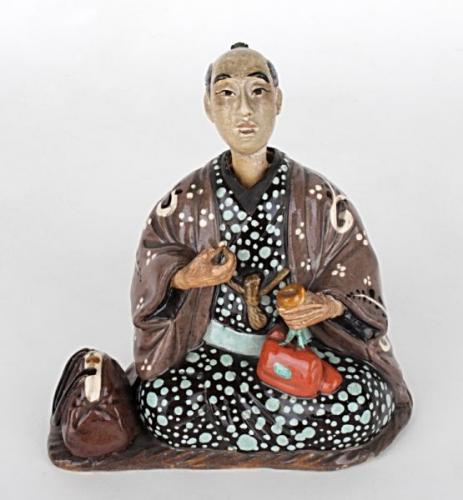 Hagiwara ceramics, Japan, nodding head