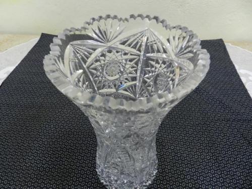 Vase - crystal - Bohemia Crystal - 1960