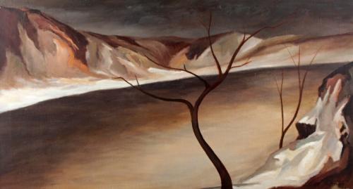 Winter Landscape - Ji Hoffman - 1994