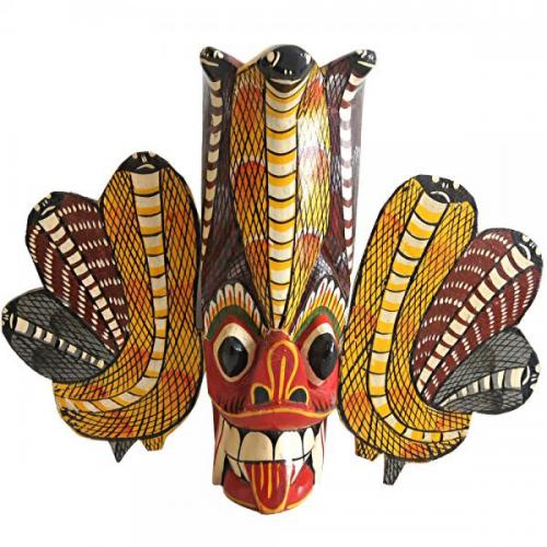 Oriental Mask - wood - 1950