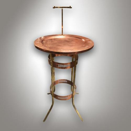 Round Table - copper, brass - 1910