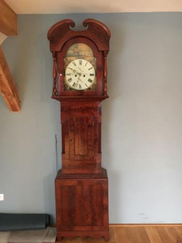 Longcase Clock - mahogany - 1880